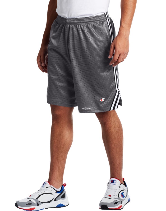 Champion Lacrosse Grey Shorts Mens - South Africa BHVUJD697